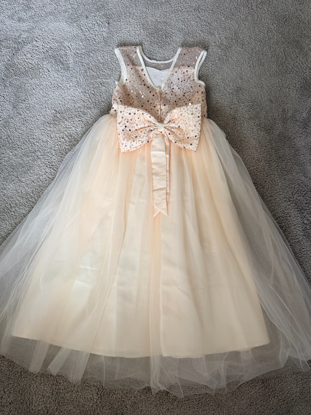 Girls Tulle Dress Size 10-11 - Picture 4 of 4